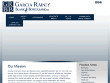 Tablet Screenshot of garciarainey.com